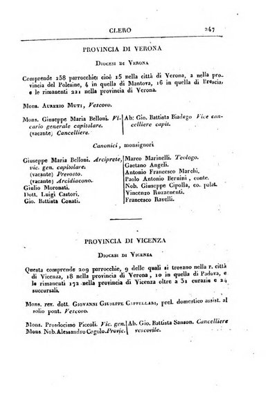 Almanacco per le provincie soggette all'Imp. Regio Governo di Venezia per l'anno ...