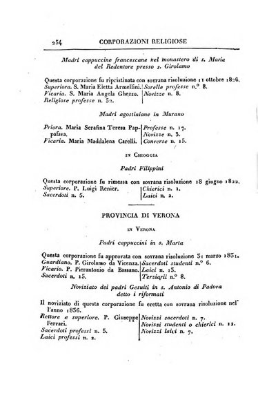 Almanacco per le provincie soggette all'Imp. Regio Governo di Venezia per l'anno ...