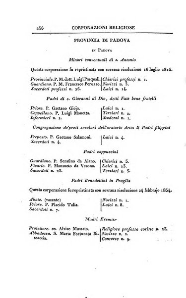 Almanacco per le provincie soggette all'Imp. Regio Governo di Venezia per l'anno ...