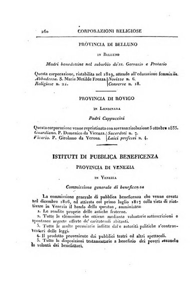 Almanacco per le provincie soggette all'Imp. Regio Governo di Venezia per l'anno ...