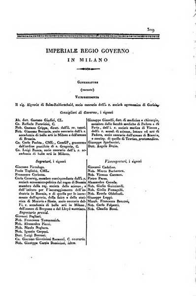 Almanacco per le provincie soggette all'Imp. Regio Governo di Venezia per l'anno ...