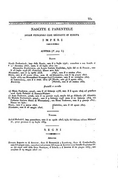 Almanacco per le provincie soggette all'Imp. Regio Governo di Venezia per l'anno ...