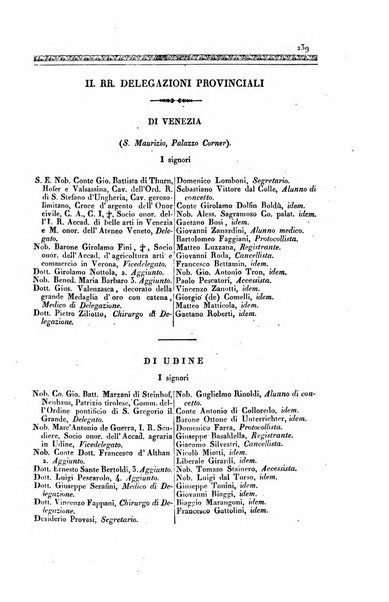 Almanacco per le provincie soggette all'Imp. Regio Governo di Venezia per l'anno ...