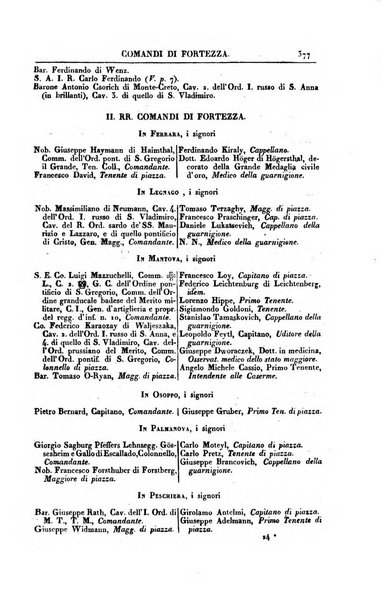 Almanacco per le provincie soggette all'Imp. Regio Governo di Venezia per l'anno ...