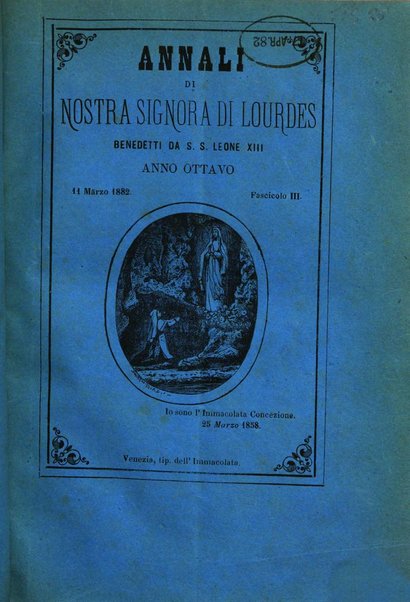 Annali di Nostra signora di Lourdes