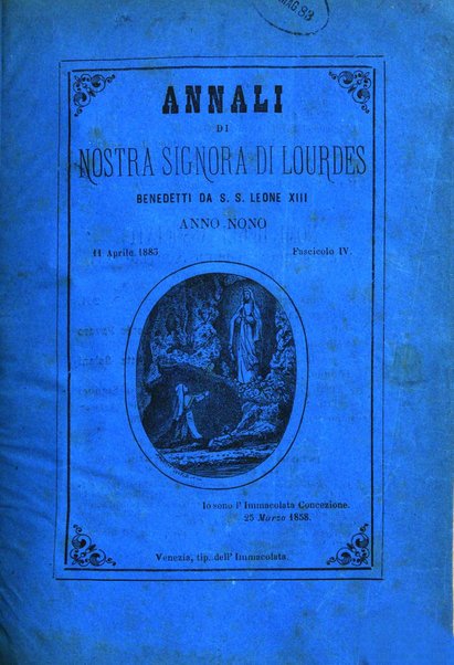 Annali di Nostra signora di Lourdes