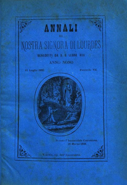 Annali di Nostra signora di Lourdes