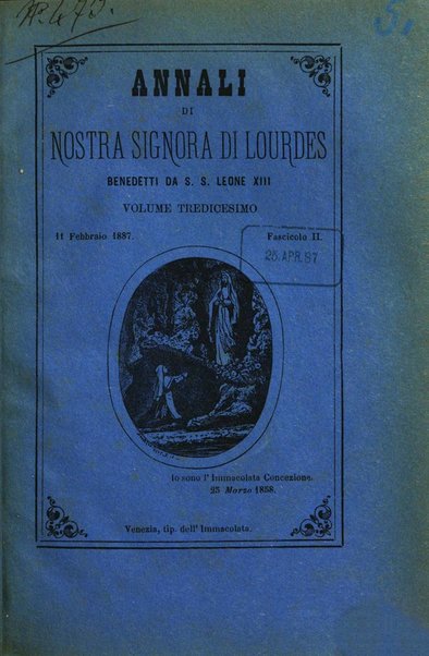 Annali di Nostra signora di Lourdes