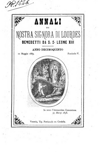 Annali di Nostra signora di Lourdes