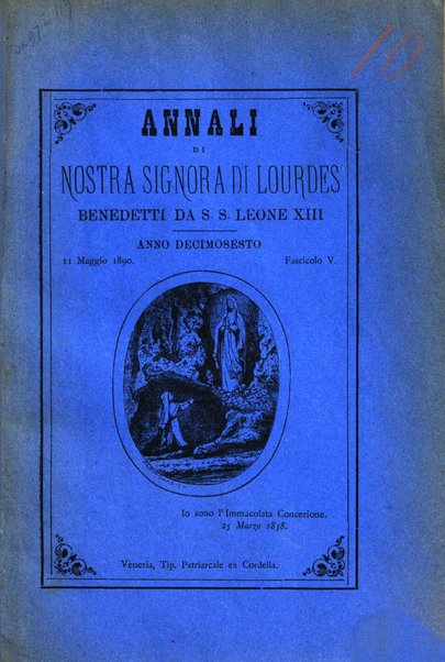 Annali di Nostra signora di Lourdes