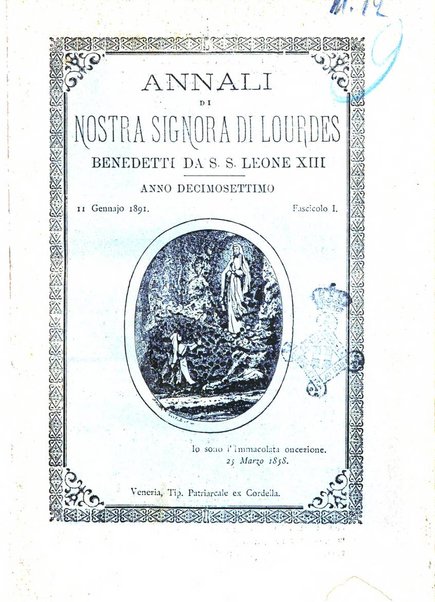 Annali di Nostra signora di Lourdes