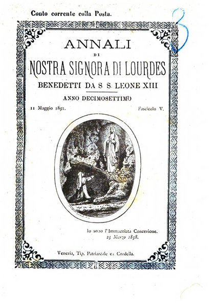 Annali di Nostra signora di Lourdes