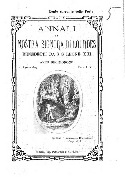 Annali di Nostra signora di Lourdes