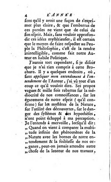 L'annee litteraire ou Suite des lettres sur quelques ecrits de ce temps