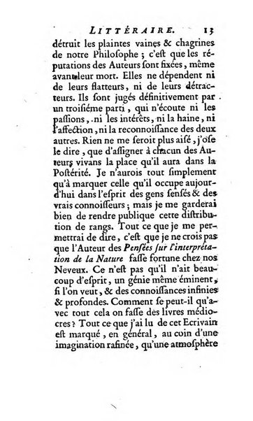 L'annee litteraire ou Suite des lettres sur quelques ecrits de ce temps