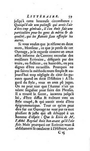 L'annee litteraire ou Suite des lettres sur quelques ecrits de ce temps