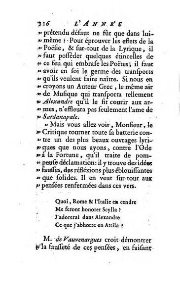 L'annee litteraire ou Suite des lettres sur quelques ecrits de ce temps