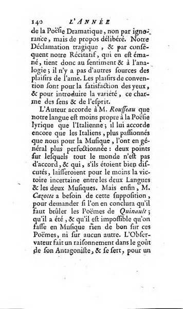 L'annee litteraire ou Suite des lettres sur quelques ecrits de ce temps