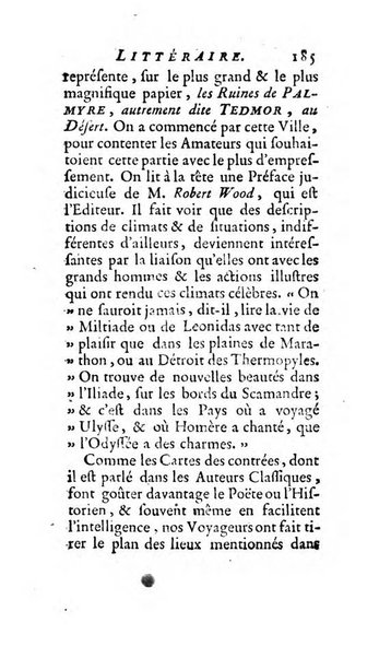 L'annee litteraire ou Suite des lettres sur quelques ecrits de ce temps