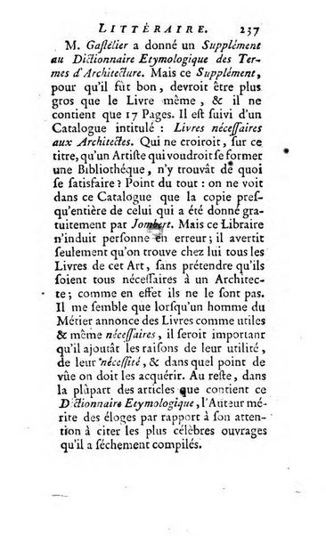 L'annee litteraire ou Suite des lettres sur quelques ecrits de ce temps