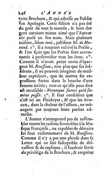 L'annee litteraire ou Suite des lettres sur quelques ecrits de ce temps