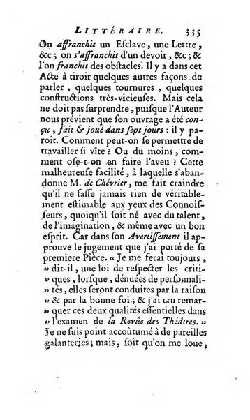 L'annee litteraire ou Suite des lettres sur quelques ecrits de ce temps