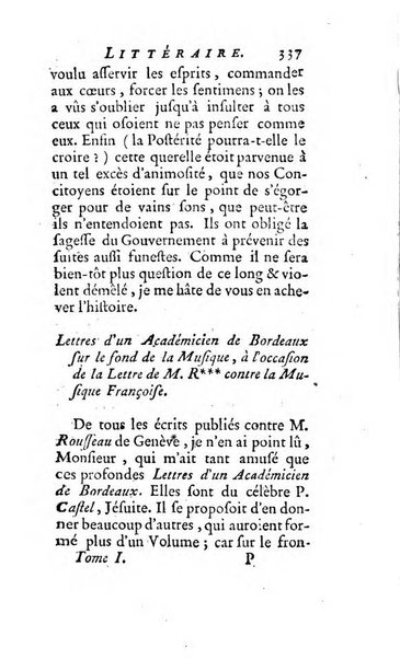 L'annee litteraire ou Suite des lettres sur quelques ecrits de ce temps