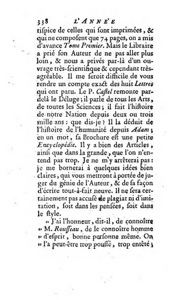 L'annee litteraire ou Suite des lettres sur quelques ecrits de ce temps