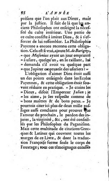 L'annee litteraire ou Suite des lettres sur quelques ecrits de ce temps