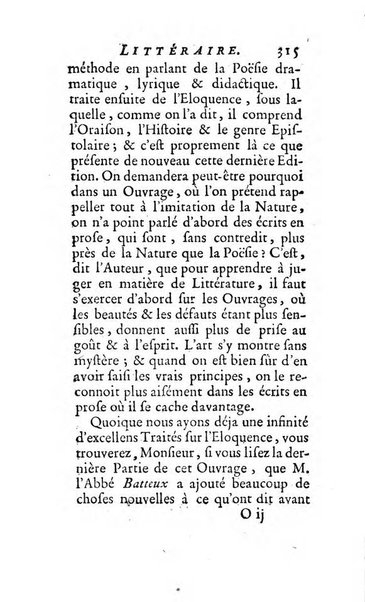 L'annee litteraire ou Suite des lettres sur quelques ecrits de ce temps