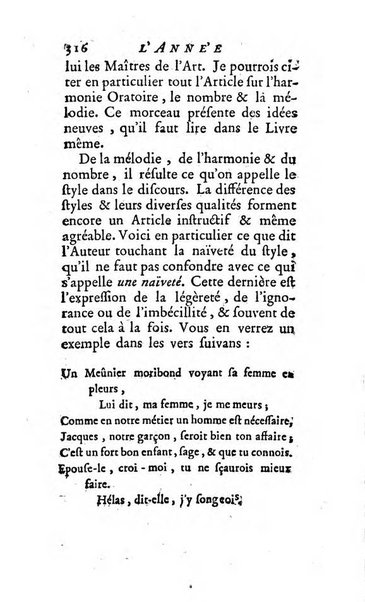 L'annee litteraire ou Suite des lettres sur quelques ecrits de ce temps