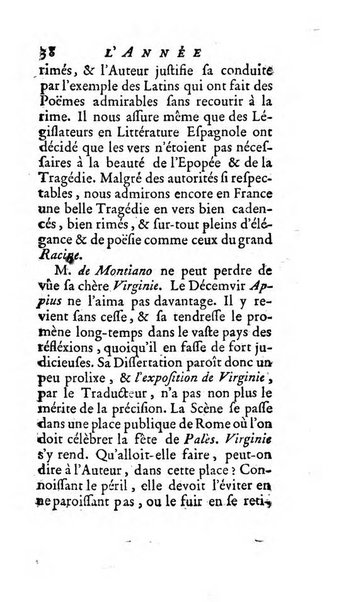 L'annee litteraire ou Suite des lettres sur quelques ecrits de ce temps