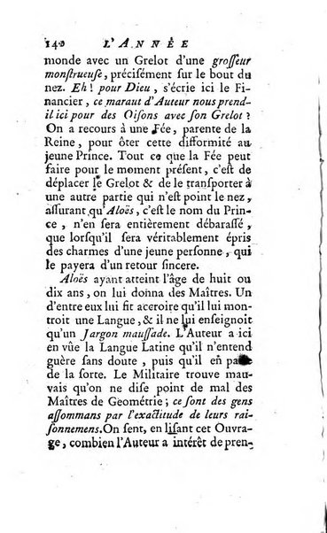 L'annee litteraire ou Suite des lettres sur quelques ecrits de ce temps