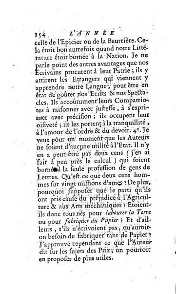 L'annee litteraire ou Suite des lettres sur quelques ecrits de ce temps