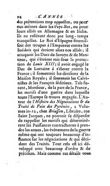 L'annee litteraire ou Suite des lettres sur quelques ecrits de ce temps