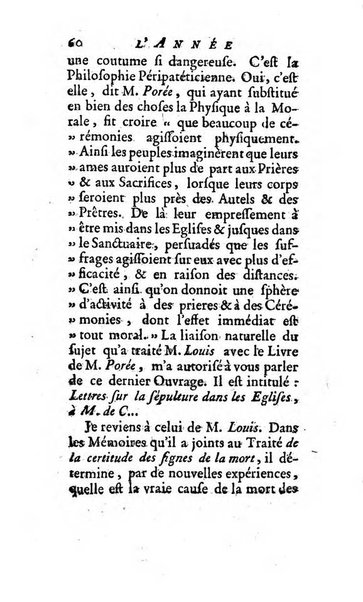 L'annee litteraire ou Suite des lettres sur quelques ecrits de ce temps