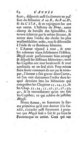 L'annee litteraire ou Suite des lettres sur quelques ecrits de ce temps