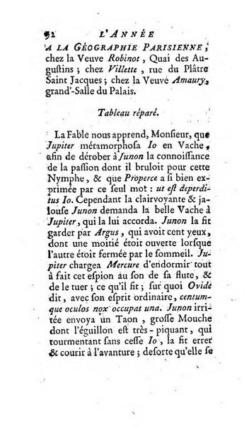 L'annee litteraire ou Suite des lettres sur quelques ecrits de ce temps