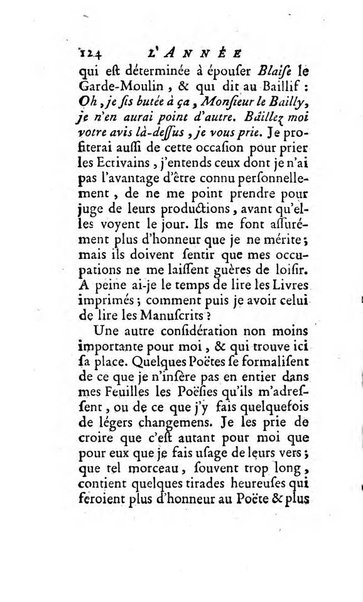 L'annee litteraire ou Suite des lettres sur quelques ecrits de ce temps