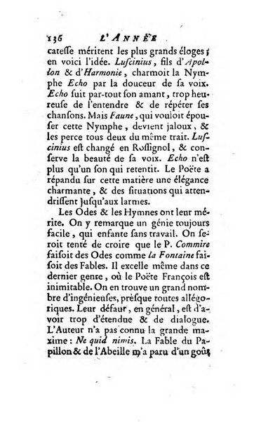 L'annee litteraire ou Suite des lettres sur quelques ecrits de ce temps