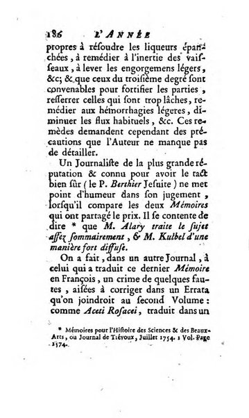 L'annee litteraire ou Suite des lettres sur quelques ecrits de ce temps