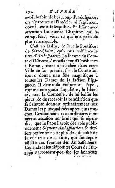 L'annee litteraire ou Suite des lettres sur quelques ecrits de ce temps