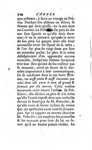 L'annee litteraire ou Suite des lettres sur quelques ecrits de ce temps