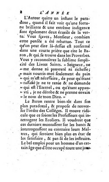 L'annee litteraire ou Suite des lettres sur quelques ecrits de ce temps