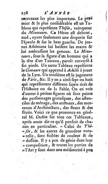 L'annee litteraire ou Suite des lettres sur quelques ecrits de ce temps