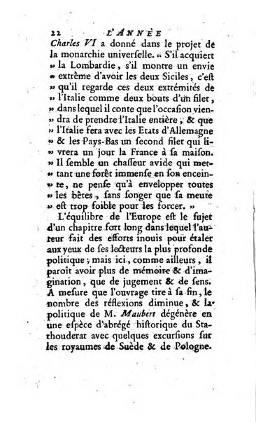 L'annee litteraire ou Suite des lettres sur quelques ecrits de ce temps