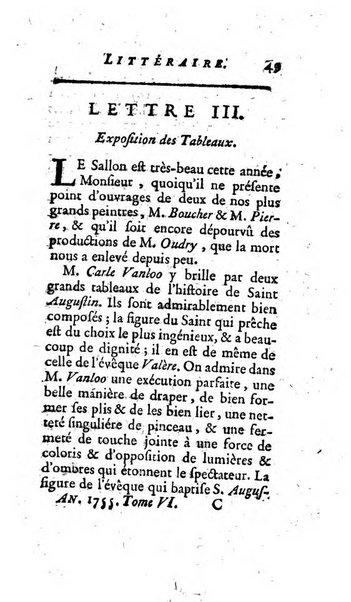 L'annee litteraire ou Suite des lettres sur quelques ecrits de ce temps