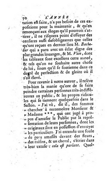 L'annee litteraire ou Suite des lettres sur quelques ecrits de ce temps