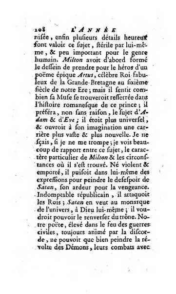 L'annee litteraire ou Suite des lettres sur quelques ecrits de ce temps