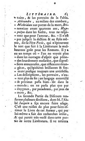 L'annee litteraire ou Suite des lettres sur quelques ecrits de ce temps